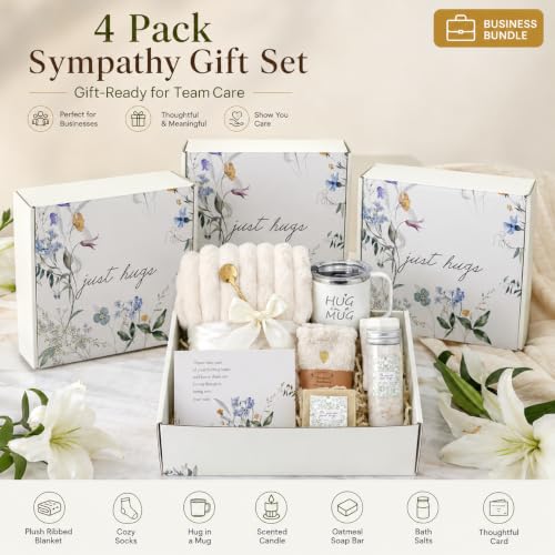 Gifts Baskets for Women Self Care Gifts, Birthday Gifts for Women Spa Care Package After Surgery Inspirational Sympathy Gift, Feel Better Gift for Women
