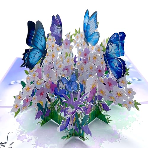 Paper With Deespest Sympathy Pop Up Greeting Card, With Deepest Sympathy Card Loss of Pet, Mom, Mother, Father, Dad,Child, Grandma, Thinking Of You Card, Sympathy Quilling Card for Loved One with - color: Butterfly