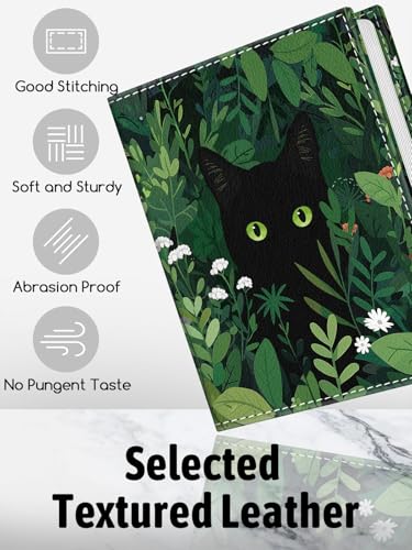 Photo Album 4x6, 56 Pockets Small Picture Book Cute Black Cat - color: Black Cat