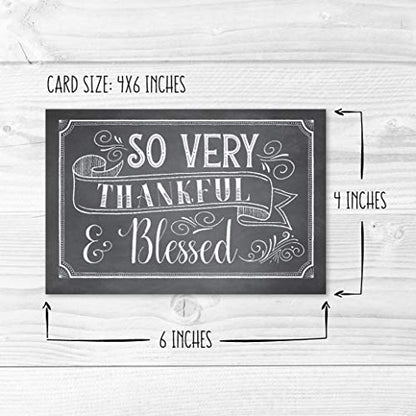 24 Bulk Thank You Cards with Envelopes Blank Cute Thank You Cards | Chalk White 6 x 4 Appreciation Card for Weddings, Valentines, Anniversary, Small Business, Party Guests, Engagement & Funeral - color: Chalk White 24 pcs