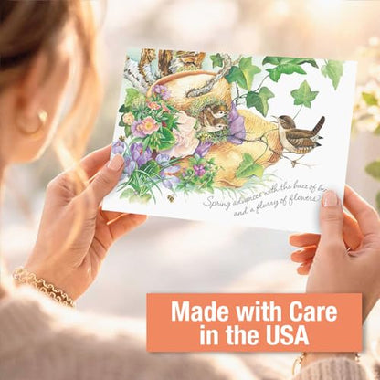 Current Nature's Serenade Thinking of You Cards Religious with Envelopes - Assortment of 20 Greeting Cards, 10 Designs, Large 5" x 7" Christian Thinking of You Cards - style: Nature's Serenade Religious2