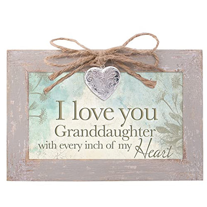 Cottage Garden Love You Granddaughter My Heart Petite Locket Distressed Natural Jewelry Music Box Plays Tune You are My Sunshine