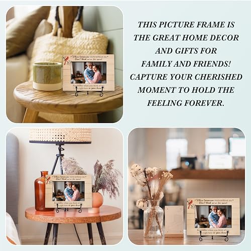 Sympathy Photo Frame Gifts, In Memory Of Loved One Remembrance Frames, Cardinal Themed Wooden Picture Frame With Stand, Bereavement Condolence Gifts For Loss Of Family Friends -45