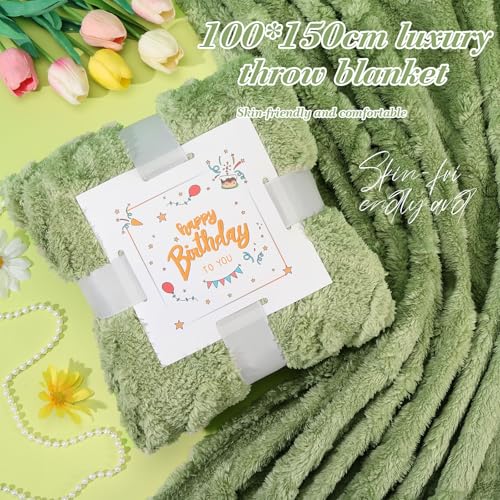 Daisy Birthday Gifts for Women,Self Care Gifts,Birthday Gift Basket for Mom | Care Package,Spa Gifts Set for Women,with Blanket,Candle, Unique Happy Birthday Surprise for Her,Daughter,Sister,Friends