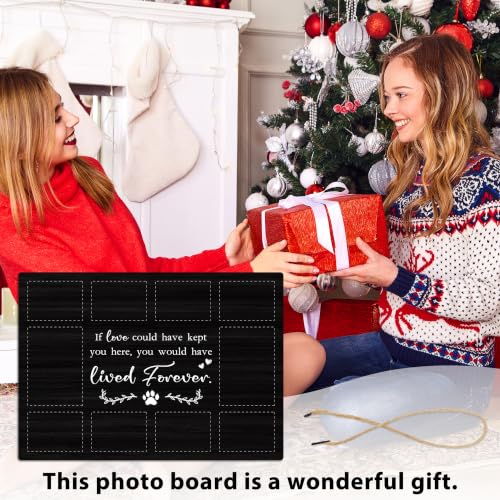 Pet Memorial Photo Board, Collage Hanging Display Picture Board - color: Pet Memorial