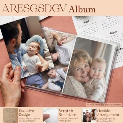 Son Memorial Gifts Photo Album 4x6 18 Pockets | Memorial Gifts for Loss of Son, Letters to My Son Sentimental Small Keepsake Photo Album Holds 36 Pictures - color: Letter to Son