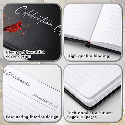 Yingzhao Memorial Funeral Guest Book with Pen 144 Pages Cardinal Funeral Guest Sign in Book for Memorial Service Celebration of Life Party Supplies in Loving Memory(Celebration of Life) - style: Celebration of Life