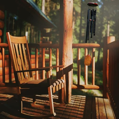 Memorial Gifts for Loss of Dad,Memorial Wind Chimes 25'', Bereavement Gifts for Loss of Father, Home Decor Outdoor Garden, Soothing Melodic Tones with Mute Option