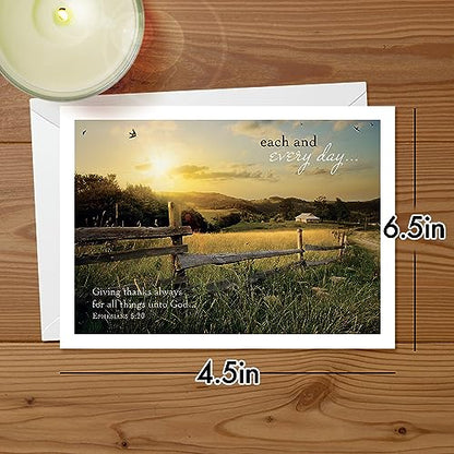 Faithfully Yours Designer Greetings Inspiring Praying for You Boxed Card | Biblical Scripture Verse, Faith Based Sentiment, Boxed Card Set, Matching Envelopes