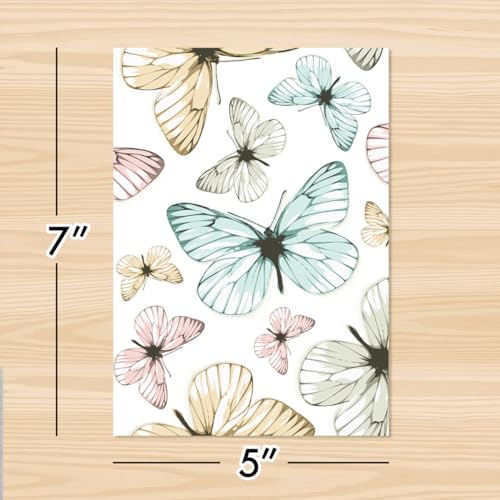 Designer Greetings For Your Words, Blank Cards 6 Pack - color: Pastel Butterflies