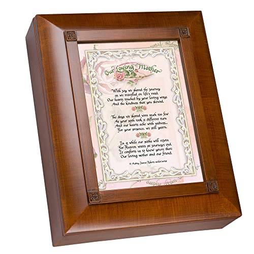 Cottage Garden Our Loving Mother Woodgrain Remembrance Keepsake Box