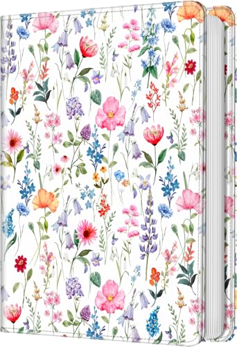 Fintie Photo Album 4x6 Photos - 112 Pockets Wallet Albums Memory Book | Vegan Leather Cover, 4X6 Picture Keepsakes, Family/Wedding/Travel Memory Book, Baby/Kids/Boys/Girls Gift, Flower Fantasy - color: flower fantasy