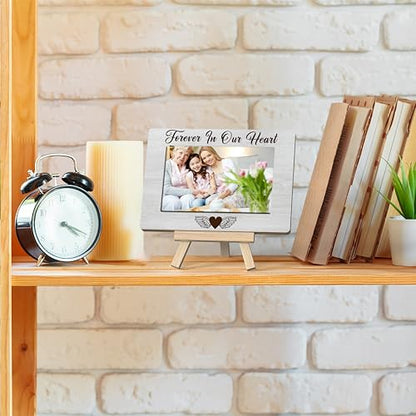 Ycyfckdr Memorial Picture Frame Gifts For Loved One, Bereavement Photo Gifts, Tabletop Easel Frame (A20)