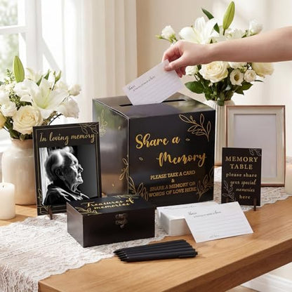 Gilprop 113 Pcs Celebration of Life Share a Memory Cards Set, Elegant - style: Elegant