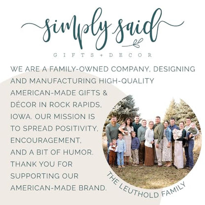 Simply Said, INC Small Talk Squares - Peace on Earth - 5.25 x 5.25 in Distressed Rustic Sign STS1700 - color: Peace on Earth