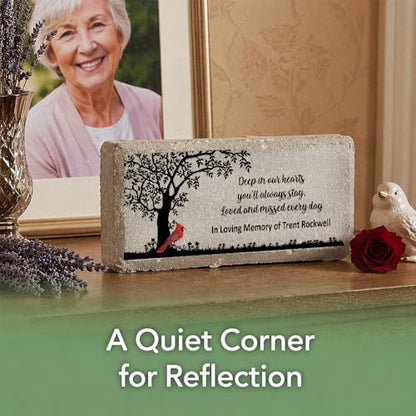 Memorial Stone - Real Stone Personalized by Florida-Funshine