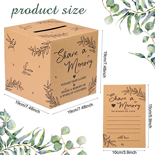 Pajean 50 Share a Memory Cards and Box, Kraft Color, Trendy - color: Kraft Color, style: Trendy