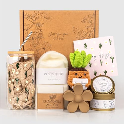Self Care Get Well Care Package for Women - Birthday Gifts for Women Feel Better Soon Basket, Sympathy and Thinking of You Gifts After Surgery Recovery - color: Care Package