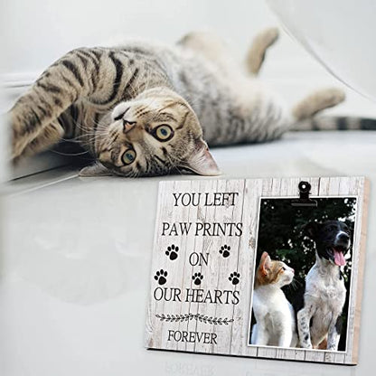 Pet Picture Frame Cat or Dog Frame 4x6 Memorial Pet Loss Picture Frame - color: Memorial Design 3