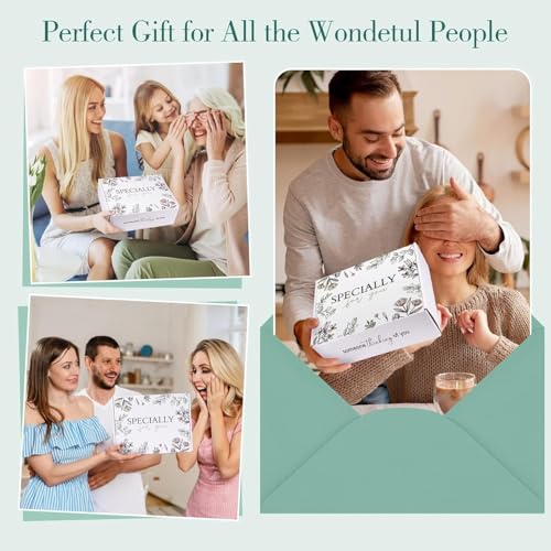 Get Well Soon Gifts Baskets for Women, Mothers Day Birthday Gifts Self Care Package Inspirational Thinking of You Feel Better Encouragement Gift for Her Sister Girlfriend Best Friend Grandma Coworker - color: Deep Sage