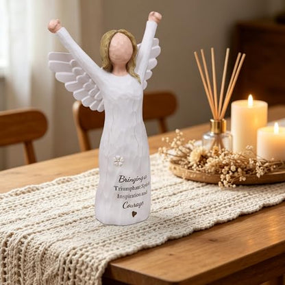 AUKEST Breast Cancer Gifts for Woman Expresses Encouragement Figurines - color: Encouragement Gifts