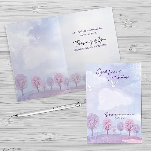 Faithfully Yours Designer Greetings Inspirational Sympathy Boxed Card