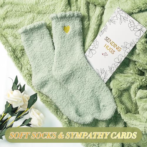 Get Well Soon Gift Baskets for Women After Surgery Recovery, Care Package for Women, Inspirational Thinking of You & Spa Self Care Gifts for Mom Wife Friend Grandma, Feel Better Hug in a Box - color: Kflw01