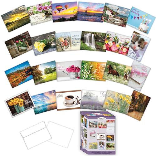 KJV Value Pack Greeting Cards, 48 Count | Versatile Religious Card Collection With KJV Scripture Helps You Celebrate Every Special Occasion