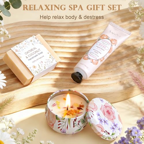Get Well Soon Gifts Baskets for Women Self Care Package After Surgery Gifts | Feel Better Hug In a Box Gifts for Women Cancer Sick Friends Mom Her, Inspirational Thinking of You Recovery Gifts w/ Blanket - color: White-Get well