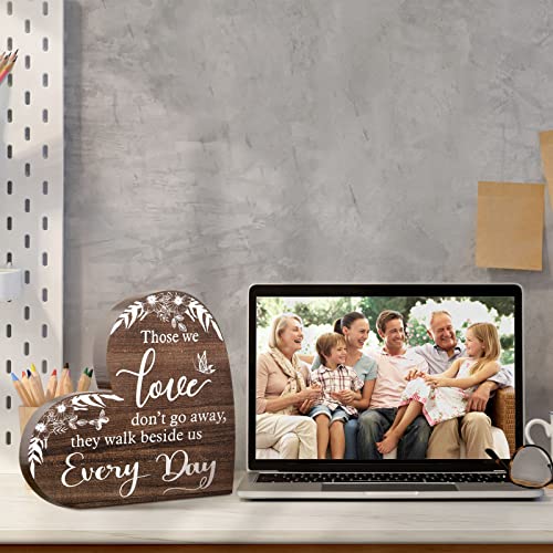 Jetec Sympathy Gift Memorial Wooden Heart for Loss of Loved One,Retro Style | Memorial Bereavement Condolence Ideas Decor for Grief Father Mother Son Brother, Memory 6. 3 x 6 x 0. 7 Inches - style: Retro Style
