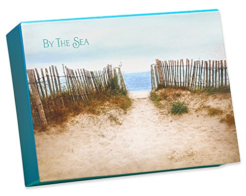 Papyrus Blank Cards with Keepsake Box, By the Sea (20-Count) - color: Blue