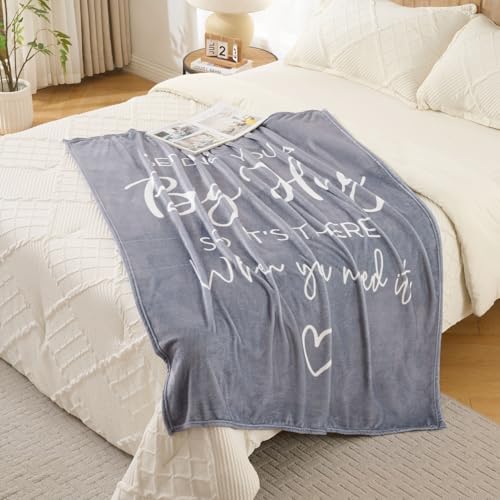 Grey Inspirational Healing Throw Blanket – Soft Flannel Fleece 50″×60″ – Get Well Soon Gifts for Women & Men – Sympathy, Thinking of You & Birthday Gift Blanket – All-Season Comfort and Warmth - color: Get Well-grey2