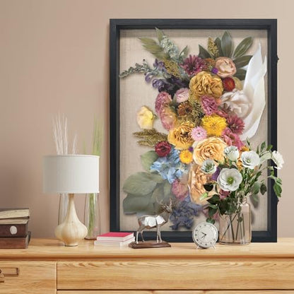 18x24 Extra Large Graduation Shadow Box Frame with Glass,Black - color: Black, size: 18*24