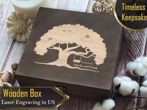 Bespoke Tree of Life Tribute - Personalized Engraving for Lasting Memories, Ideal Memorial Gift with Custom Laser Work