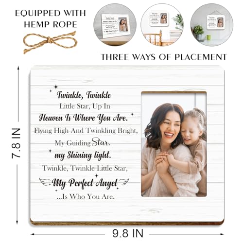 JANLAN Memorial Picture Frame for Loss of Baby,Miscarriage Gifts for Mothers,Angel Baby Memorial Sympathy Gift - style: Loss of Baby