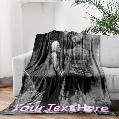 Arovene Ship Next Day, Custom Memorial Blanket with Photo - Printed in USA, A Hug from Heaven Blanket, Personalized Sympathy Gifts for Loss of Loved One Dad Mom Husband Wife Friend Dog Memorial Gifts - color: Style 10