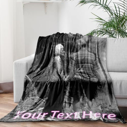 Arovene Ship Next Day, Custom Memorial Blanket with Photo - Printed in USA, A Hug from Heaven Blanket, Personalized Sympathy Gifts for Loss of Loved One Dad Mom Husband Wife Friend Dog Memorial Gifts - color: Style 10