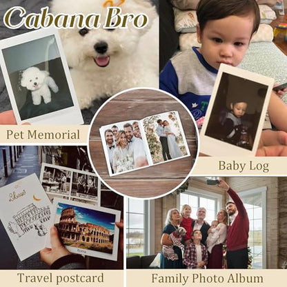 Engaged Gifts Photo Album Holds 36 4x6 Photos, Engagement Gifts for Couples Newly Engaged, Engagement Gift, Let the Adventure Begin Small Photo Album Memory Keepsake - color: Enagaed