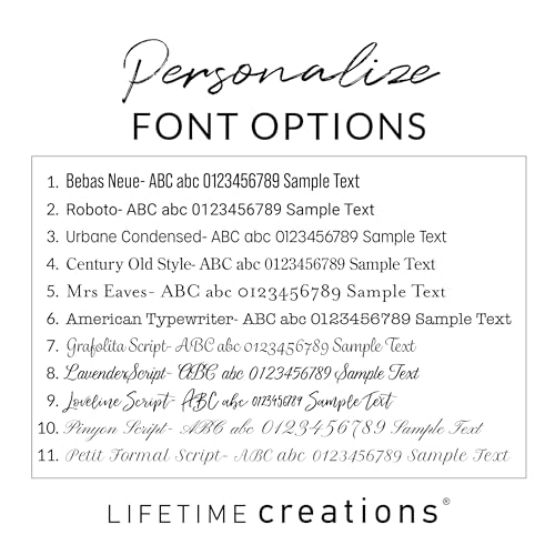 Lifetime Creations Custom 8x10 Vertical Picture Frame, Black Wood | Matte finish, glass front, easel back; add your own text; tabletop or wall; anniversary, wedding, memorial gift