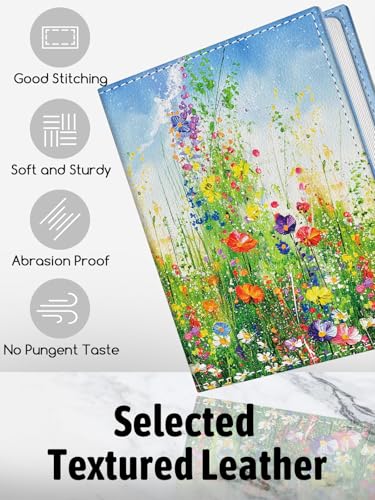 Photo Album 4x6, 56 Pockets Small Picture Book Green Lush Flower - color: Green Lush Flower