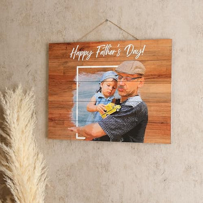 Personalized Wooden Photo Frame Rustic Wooden Picture - color: Frame Design
