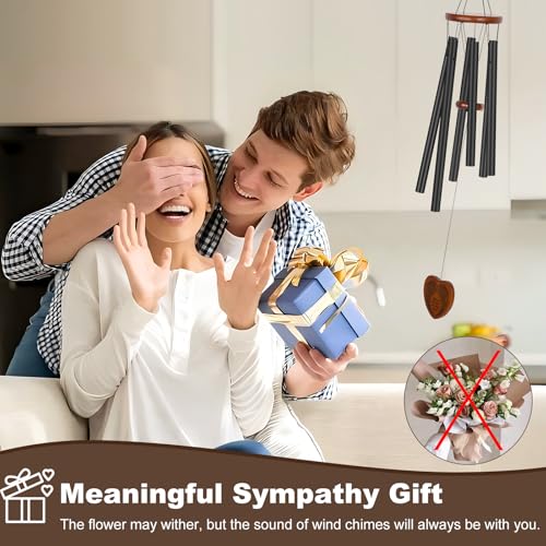 Memorial Gifts for Loss of Father,Windchimes in Memory of a Loved One Sympathy Gifts for Loss of Dad Memorial Wind Chimes for Loss of Father Remembrance Funeral Bereavement Gifts - size: Father