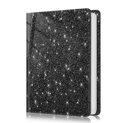 Fintie Photo Album 4x6 Photos - 112 Pockets Wallet Albums Memory Book | Vegan Leather Cover, 4X6 Picture Keepsakes, Family/Wedding/Travel Memory Book, Baby/Kids/Boys/Girls Gift, Glittering Black - color: Glittering Black