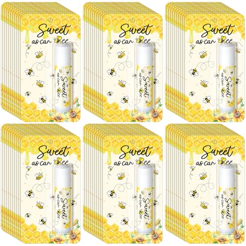 30 Pack Sweet as Can Bee Bulk Baby Shower Games Prizes Party Gifts Lip Balms Favors for Winners Adults Guests Gender Reveal Favors Decorations Baby Shower Souvenirs Gift Bags Stuffers - style: Sweet As Can Bee