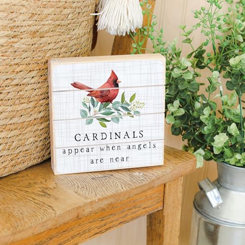Simply Said, INC Perfect Pallets Petites - Cardinals Appear, 6x6 in Rustic Wood Sign PET2027 - color: Cardinals Appear - 6 inch