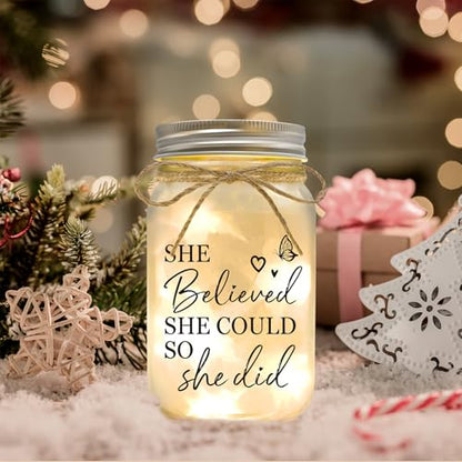 Congratulations Gifts for Women, She Believed She Could so She Did - color: Congratulations