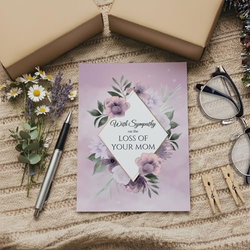 Sympathy Card for Loss of Mom or Mother with Printed Verse