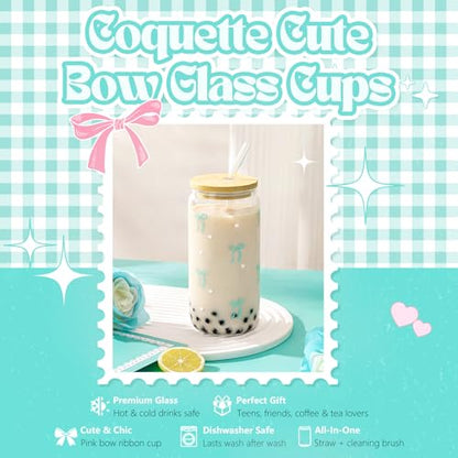 Gifts for Teen Girls, Teen Girl Gifts Trendy Stuff, Coquette Cute Bow Birthday Christmas Ideas Valentines Day Gift for Teen Girls Teenage Tween Daughter Sister Friend 14-16 16-18 Preppy Box Set - color: Mint Green
