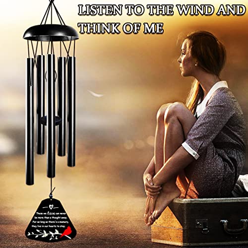 Sympathy Wind Chimes for Loss of Loved One, 30'' Cardinal Wind Chimes for Outside, Bereavement Gift in Memory of Loved One, Memorial Gifts for Loss of Mother Father Condolence Remembrance