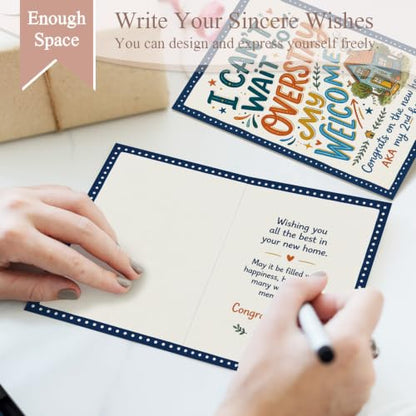 Funny New Home Card, Witty Housewarming Card for Men Women, New Home Congratulations Cards for Friend Sister Brother Coworker - color: New Home